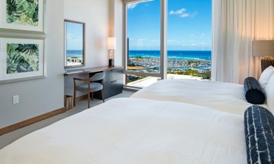 Luxury Condominium / Honolulu, Hawaii : 03 (ベッドルーム)