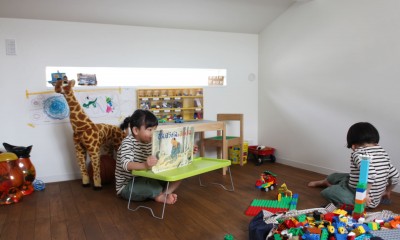 ロフトは子供部屋　散らかっていても気にならない｜－ボルダリングのある－「阿倍野の長屋」＜リノベーション＞