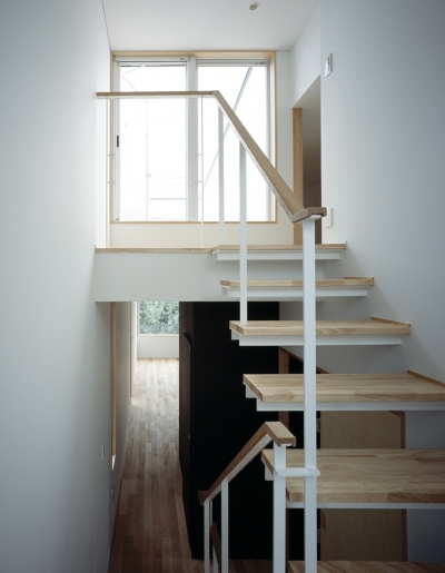 階段室 (代沢の住宅 / 11坪の店舗付住宅)