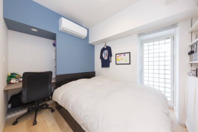 快適な空間に生まれ変わった寝室 (親子のこだわり満載。「好き」と「素敵」が溢れるリノベーション)