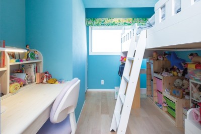 お嬢様のセンスに満ちた子供室 (親子のこだわり満載。「好き」と「素敵」が溢れるリノベーション)