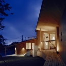 VILLA BOOMERANG / 八ヶ岳の別荘の写真 外観夕景