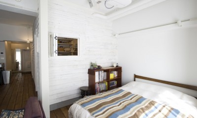 Hamlet-渋谷徒歩１０分、１階庭付き５９m² (ベッドルーム)