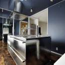 COLORFUL × STYLISHの写真 ステンレスのアイランドキッチン