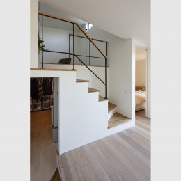松戸の家４(FLAT HOUSE) (階段)