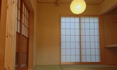 和室｜松戸の家３(ゲルのある家)