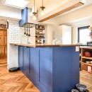 シーリングファンの似合う家の写真 キッチン