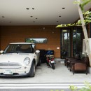 Slow life　琵琶湖を望む別荘に緑を感じ住む　彦根新海浜の家の写真 ガレージ