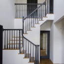 北山台の家リノベーション（和室等部屋を1Rに30帖の大リビング）の写真 階段