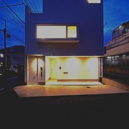 南長崎の家 (夜景)