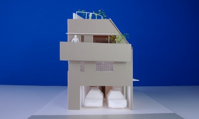 東新小岩の家 (外観模型写真)