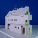 東新小岩の家の写真 西側外観模型