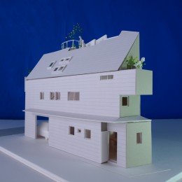 東新小岩の家 (西側外観模型)