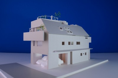 北側外観模型 (東新小岩の家)