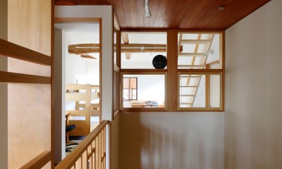 戸建リノベーション「あそびごころの家」 (階段室)