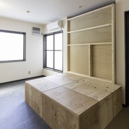 イタカグDIYリノベ＠Yokohama-Tobeー賃貸住宅DIYリノベーションプロジェクトー (ノビルーム収納状態)