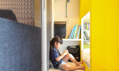 A邸-「コンパクトな家で個室」を実現した、アイデアあふれるリノベーション (子供スペース)