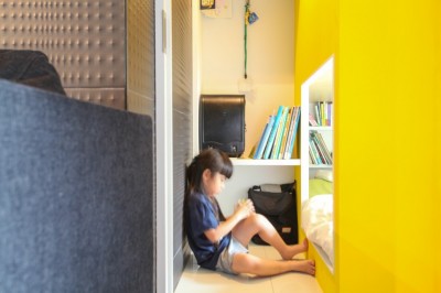 子供スペース (A邸-「コンパクトな家で個室」を実現した、アイデアあふれるリノベーション)