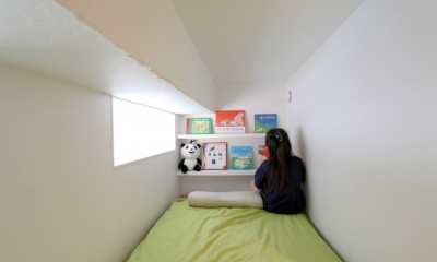 A邸-「コンパクトな家で個室」を実現した、アイデアあふれるリノベーション (キッズスペース)