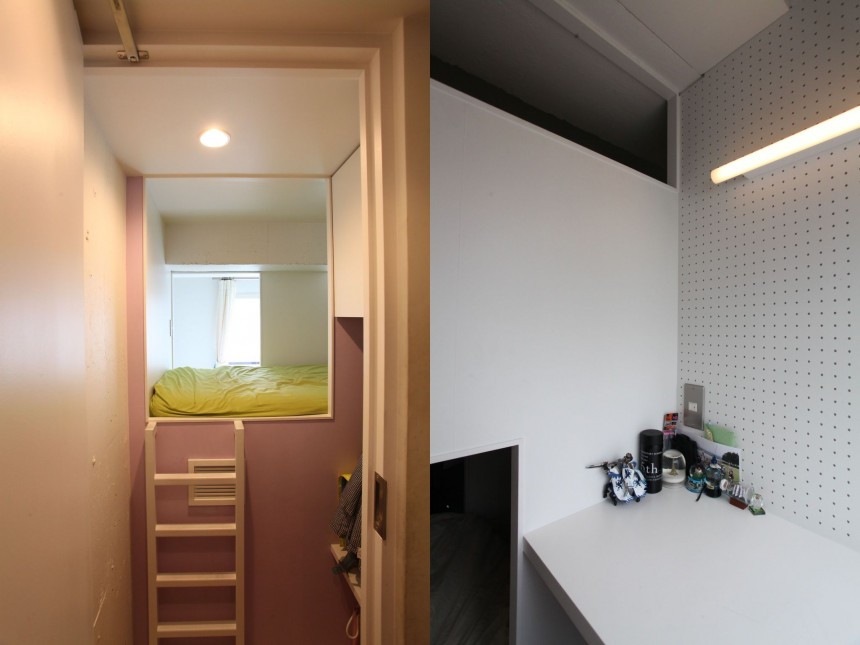 子供部屋事例：キッズスペース（A邸-「コンパクトな家で個室」を実現した、アイデアあふれるリノベーション）