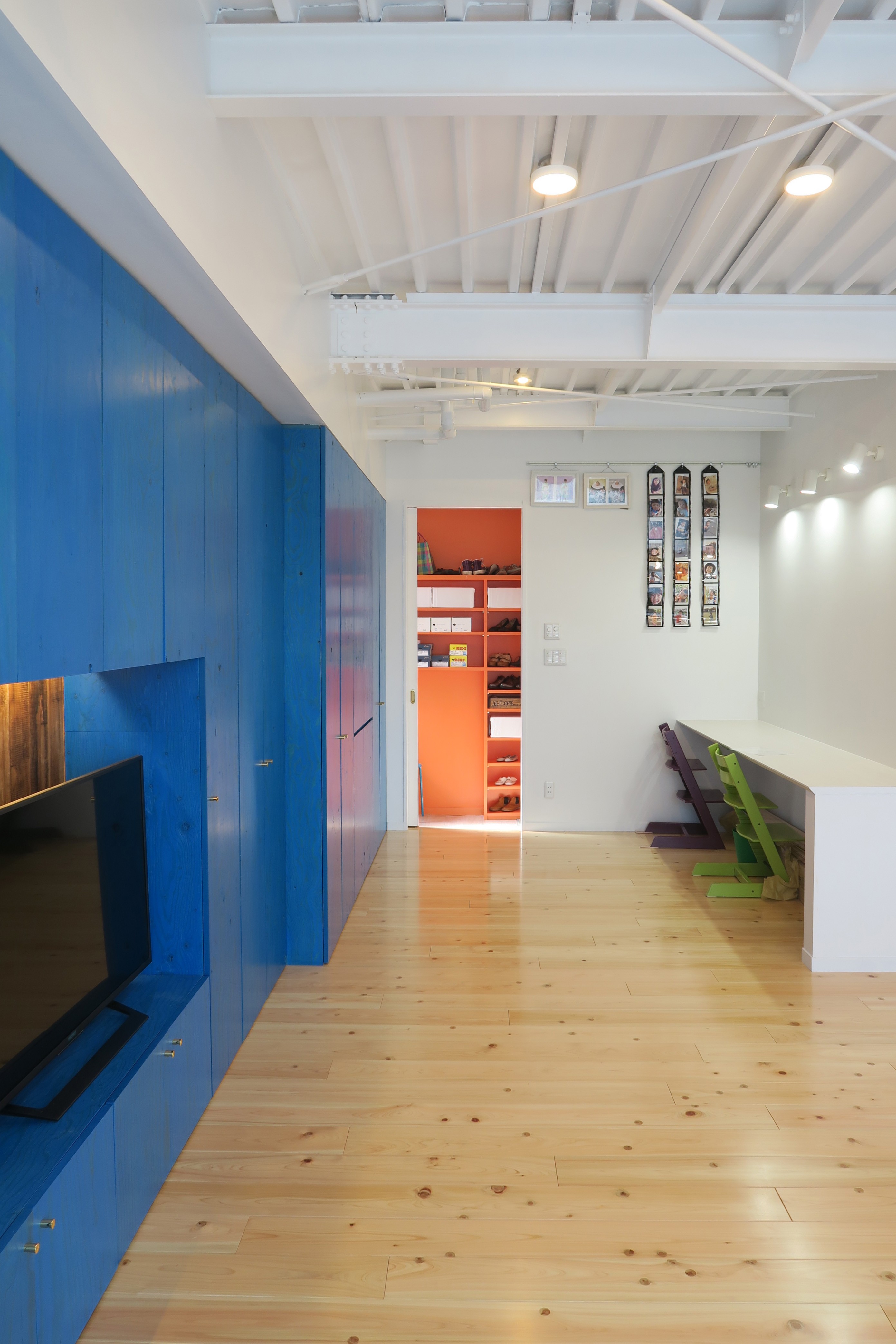 リビングスタディーコーナー 断捨離リノベーション リビングダイニング事例 Suvaco スバコ