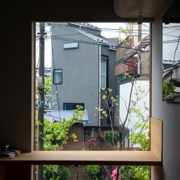 庭見る小居 - ささやかな居場所を散りばめた小さくておおらかな家（見学可能） (植栽を見る窓)
