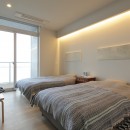 二子玉川のリノベーション　〜1LDKから2LDKに変化する住宅〜の写真 寝室