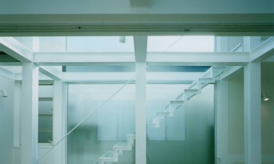 ３階　アトリエ｜ガラス階段の家～透明ガラス階段が家中に光をとどける家～