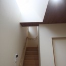 大阪市住吉区遠里小野Y邸〜既存住宅の建て替え 木造２階建ての写真 階段