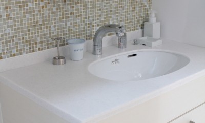 洗面室｜戸建リノベーション『すっきり暮らす収納の家』