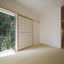竹林の中に佇む住まい「五月丘の家」の写真 和室
