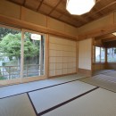 名古屋の石場建ての写真 和室と、廻り縁。