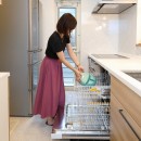 刈谷市K様邸『北欧風コーディネートが映える、ナチュラル＆上質な家』の写真 大型食洗機「ミーレ」を搭載