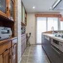 刈谷市Ｔ様邸『キッチンから暮らしを変える』の写真 好きな設備を組み合わせたオーダーキッチン