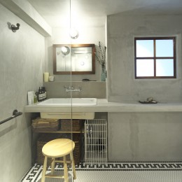 小岩の住宅-ランドリー/洗面室