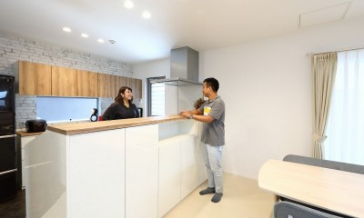 時短家事の中心はキッチンから｜刈谷市Y様邸『プライベートサロンスペースのある自由設計の家』