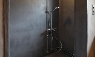 芝山のリノベーション～団地のスケルトンリフォーム～ (シャワー室)