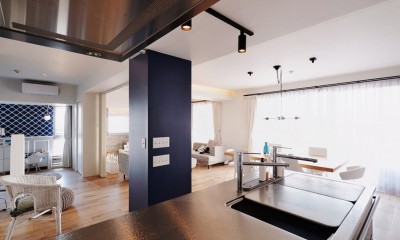 「青映え」の家 (キッチンはコックピット)