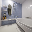 暮らしにフィットする北欧ナチュラルな住まいの写真 浴室
