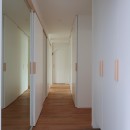 箕面のマンションリフォーム／温熱環境にこだわり、きめ細かにつくり込むの写真 玄関・廊下