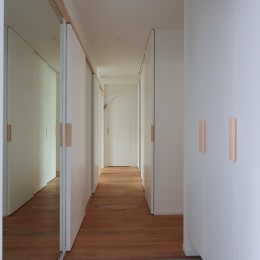 玄関・廊下 (箕面のマンションリフォーム／温熱環境にこだわり、きめ細かにつくり込む)