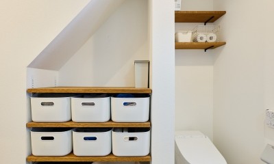 アイデア満載の洗面スペース｜「コンパクトな空間」を遊んで活かす戸建てリノベーション
