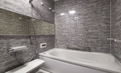 浴室｜アイランドキッチンが引き立つゆったりとした我が家にリノベーション