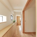 【神楽坂の住宅】古いＲＣ造戸建て住宅のリノベーション。家事をしやすく、暮らしやすい住まいにの写真 3F廊下・個室