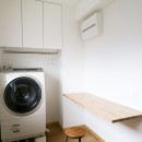 【神楽坂の住宅】古いＲＣ造戸建て住宅のリノベーション。家事をしやすく、暮らしやすい住まいにの写真 ユーティリティ
