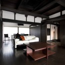 Re：150年　江戸末期の住宅を耐震改修を施してフルリノベーションする。の写真 リビングダイニング