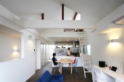 LDK (－屋根裏を狙え－「神戸の高台の家」＜リノベーション＞)