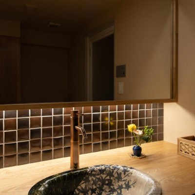 洗面 (ajiro～伝統工芸と共に暮らす～)