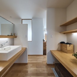 奈良　東大寺の家　～二世帯住宅のフルリノベーション～ (家事室)