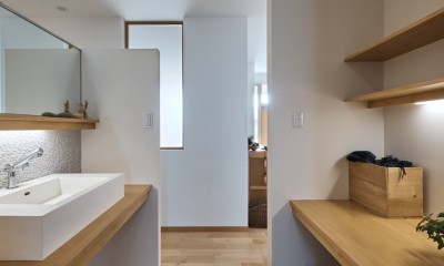 奈良　東大寺の家　～二世帯住宅のフルリノベーション～ (家事室)